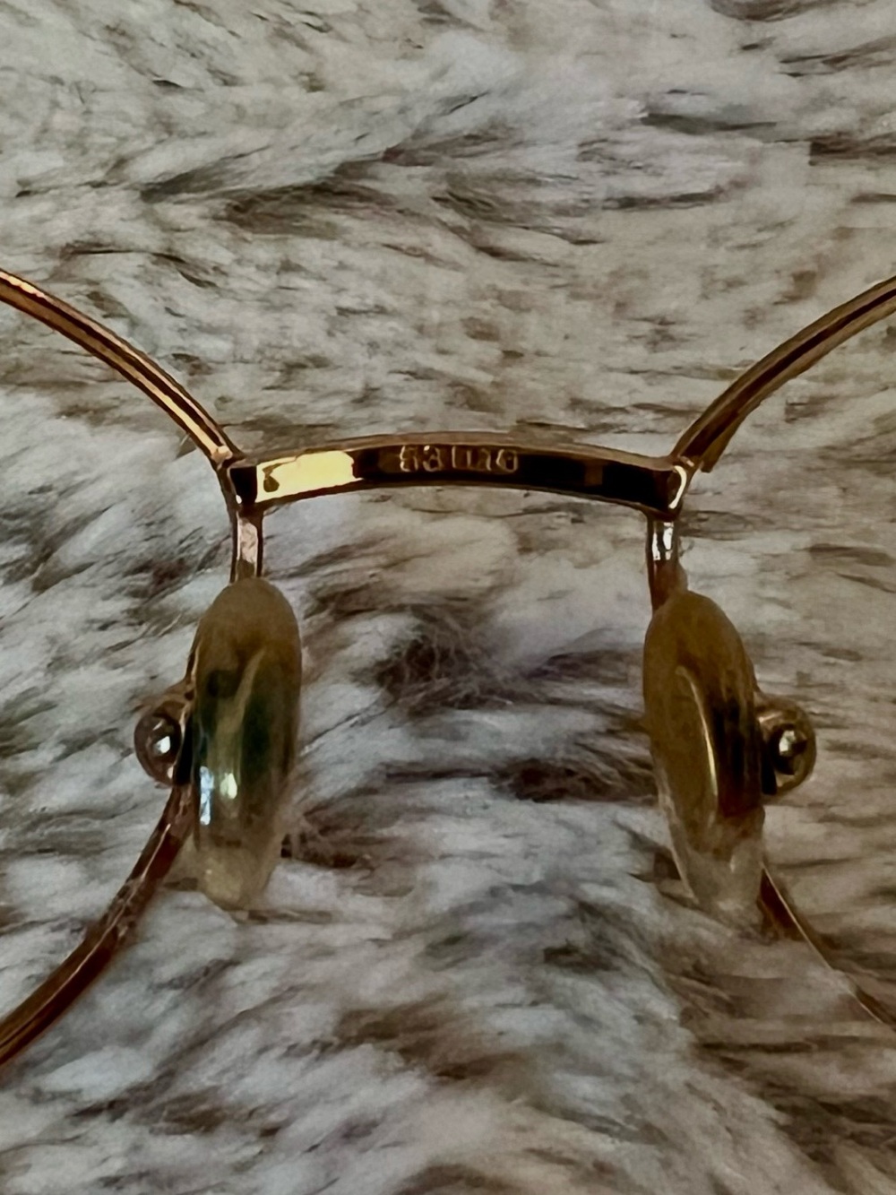 Women's Tiffany and Co gold metal and black cat eye frames - Picture 15 of 15
